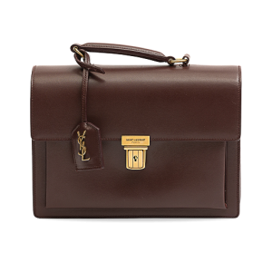 Salvatore Ferragamo Gancini Chain Shoulder Bag Suede Black