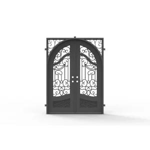 Aspen 2 - Square-Arch | Wrought Iron Door