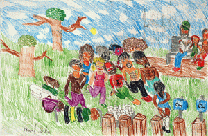 Exercising in the Park