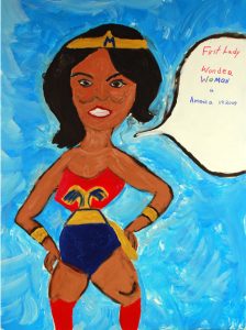 First Lady Wonder Woman in America